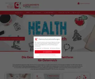 Oepgk.at(Die Gesundheitskompetenzplattform für Österreich) Screenshot