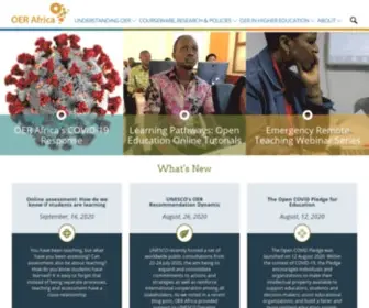 Oerafrica.org(OER Africa) Screenshot