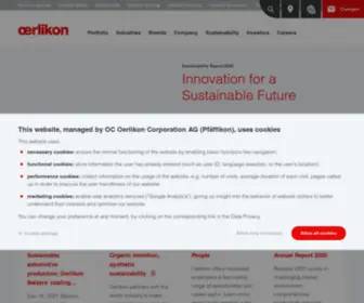 Oerlikonbalzerscoating.com(Oerlikonbalzerscoating) Screenshot