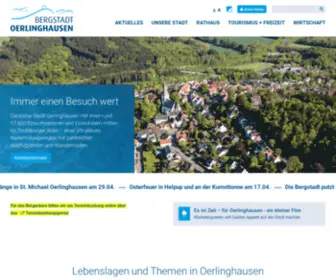 Oerlinghausen.de(Startseite) Screenshot