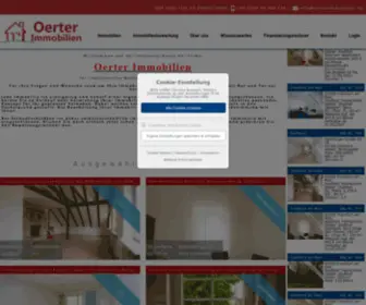 Oerterimmobilien.de(Oerter Immobilien) Screenshot