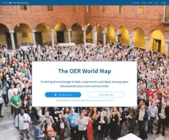 OerWorldmap.org(OER World Map) Screenshot