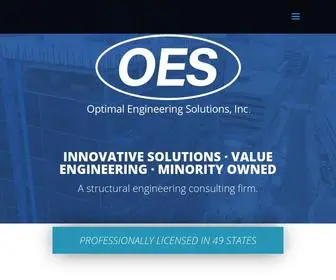 Oes48.com(Optimal Engineering Solutions) Screenshot