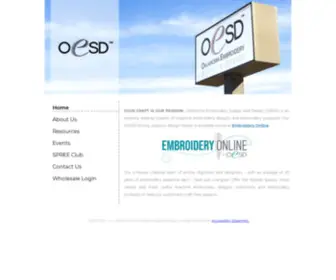 Oesd.com(Machine Embroidery Designs) Screenshot