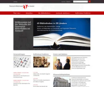 Oesterreich-Bibliotheken.at(Österreich) Screenshot