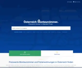 Oesterreich-Monteurzimmer.at(Preiswerte Unterkunft finden ▶ Österreich) Screenshot