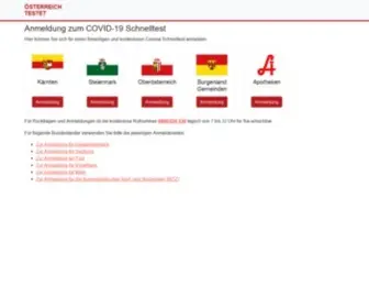 Oesterreich-Testet.at(Österreich) Screenshot