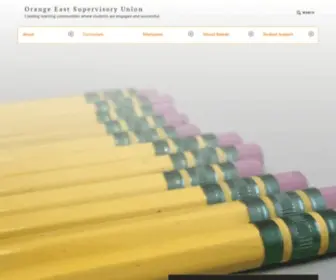 Oesu.org(Orange East Supervisory Union) Screenshot