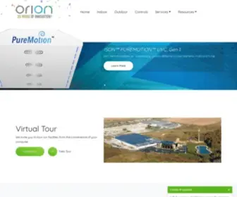 Oesx.com(Orion Energy Systems) Screenshot