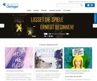 Oetinger.de(Verlagsgruppe Oetinger) Screenshot