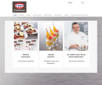 Oetker-Professional.at(Oetker) Screenshot