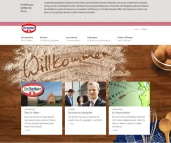 Oetker.com(Oetker) Screenshot