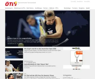 Oetv.at(Österreichischer Tennisverband) Screenshot