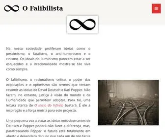 Ofalibilista.com(O Falibilista) Screenshot