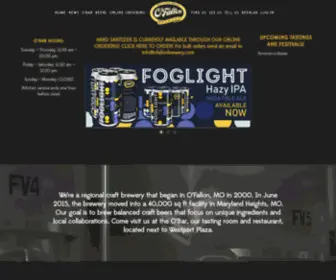 Ofallonbrewery.com(O'Fallon Brewery) Screenshot