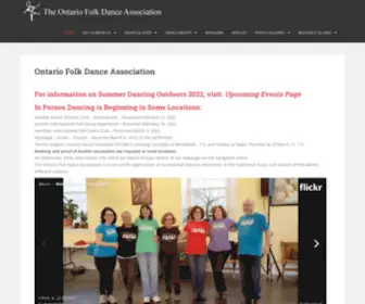 Ofda.ca(Ontario Folk Dance Association) Screenshot