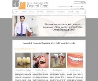 Ofdentalcare.com(Dentist West Hollywood) Screenshot