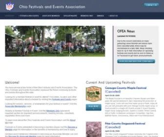 Ofea.org(Ohio Festivals and Events Association) Screenshot