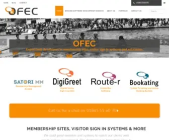 Ofec.co.uk(Visitor Management system UK & more) Screenshot