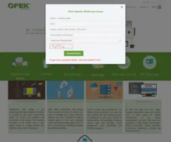 Ofek.co.in(Ofek Technologies Web design Company Trivandrum Android & iPhone App) Screenshot