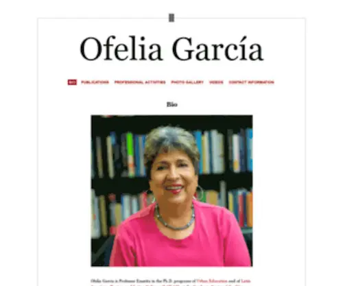 Ofeliagarcia.org(Ofeliagarcia) Screenshot