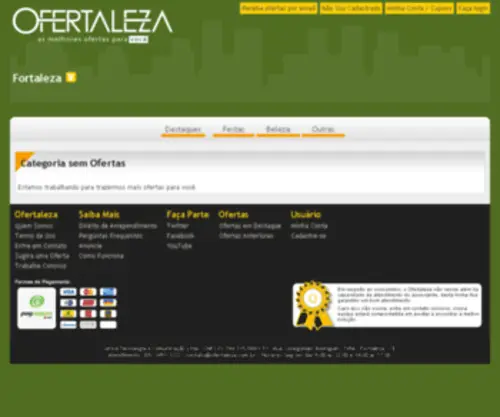 Ofertaleza.com.br(Ofertaleza compra coletiva) Screenshot