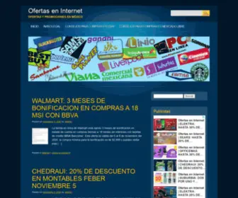 Ofertaseninternet.net(Ofertas en Internet) Screenshot