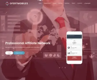 Ofertmobiles.com(Professional Affiliate Network) Screenshot