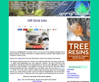 OFF-Grid.info(Off Grid Info) Screenshot