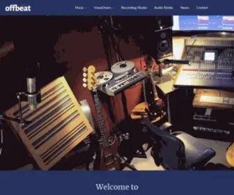 Offbeat.co.uk(Offbeat Recording Studio & Edinburgh Voice Over Studio) Screenshot