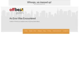 Offbeatguides.com(Build your own personal travel guide online) Screenshot