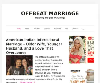 Offbeatmarriage.com(Marriage blog) Screenshot