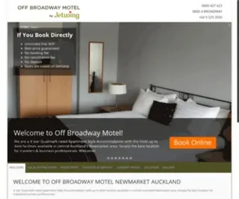 Offbroadway.co.nz(Off Broadway Motel offers affordable 4 star accommodation (recently refurbished)) Screenshot