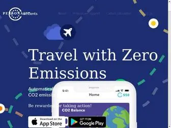 Offcents.com(Travel with Zero Emissions) Screenshot