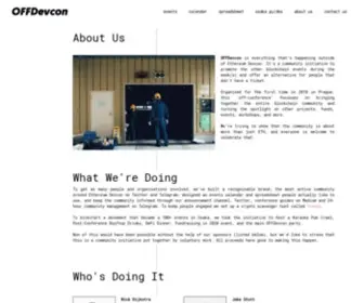 OffdevCon.com(OffdevCon) Screenshot
