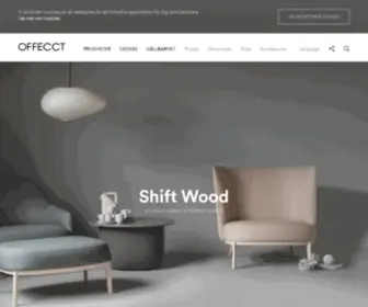 Offecct.se(Designmöbler för hem) Screenshot