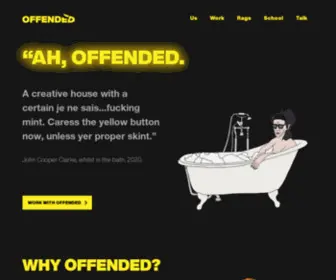 Offended.marketing(Home) Screenshot