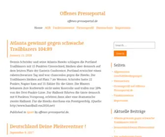 Offenes-Presseportal.de(Offenes Presseportal) Screenshot