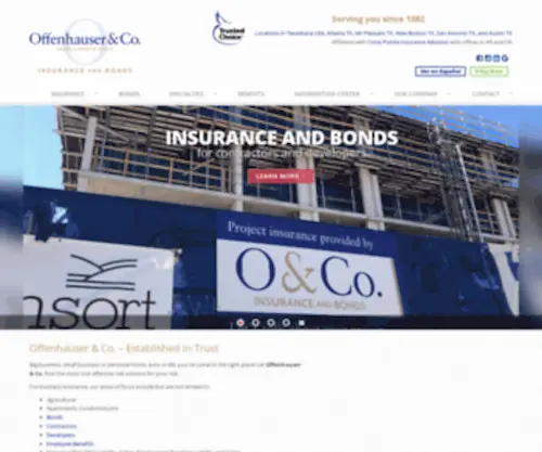 Offenhauserinsurance.com(Offenhauser & Co) Screenshot
