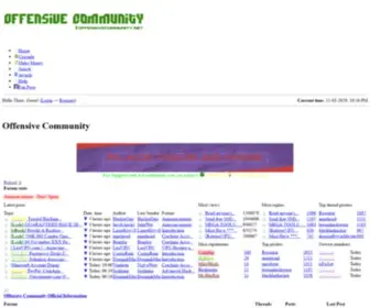 Offensivecommunity.net(Offensive Community) Screenshot