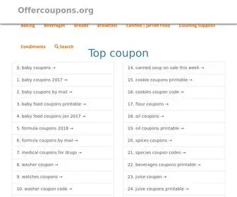 Offercoupons.org(Offercoupons) Screenshot