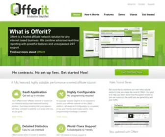 Offerit.com(Industry leading affiliate data tracking and analytic software. Offerit) Screenshot