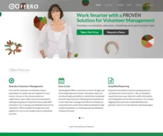 Offero.com(Top-Rated Volunteer Management Software) Screenshot