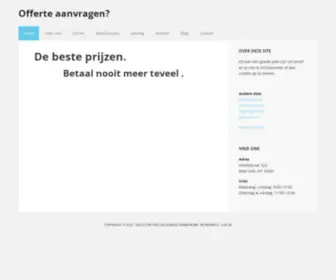 Offerte-AAnvragen.net(De beste prijzen) Screenshot