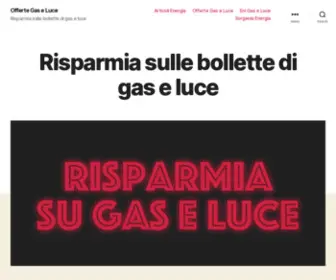 Offertegasluce.com(Offerte Gas e Luce) Screenshot