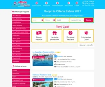 Offertevillaggi.com(Offerte villaggi turistici per le tue vacanze al mare in Italia) Screenshot