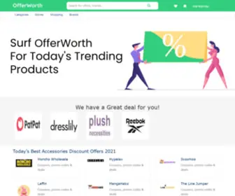 Offerworth.com(April 2021) Screenshot