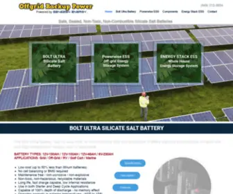 Offgridbackuppower.com(Offgrid Backup Power) Screenshot