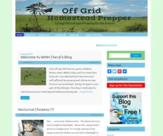 Offgridhomesteadprepper.com(Living off grid and prepping for the future) Screenshot