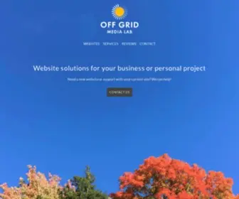 Offgridmedialab.com(Vermont Web Design and Web Development by Off Grid Media Lab) Screenshot